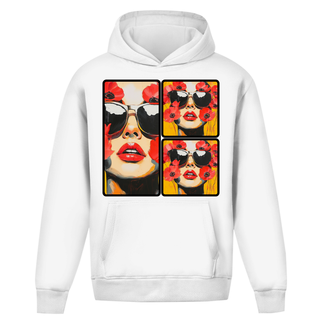 Oversize Hoodie "Sunglases at night"