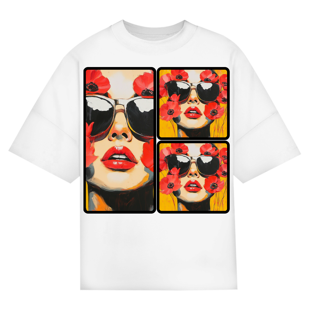 Oversize Tee "Sunglases at night"